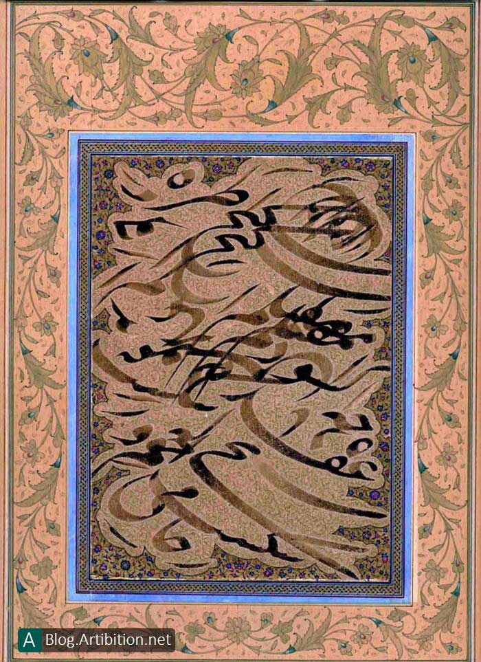 سیاه قلم میرزا کاظم تهرانی
