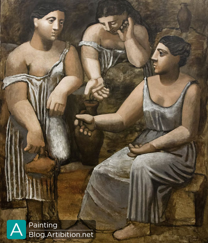 سه زن در بهار اثر پابلو پیکاسو