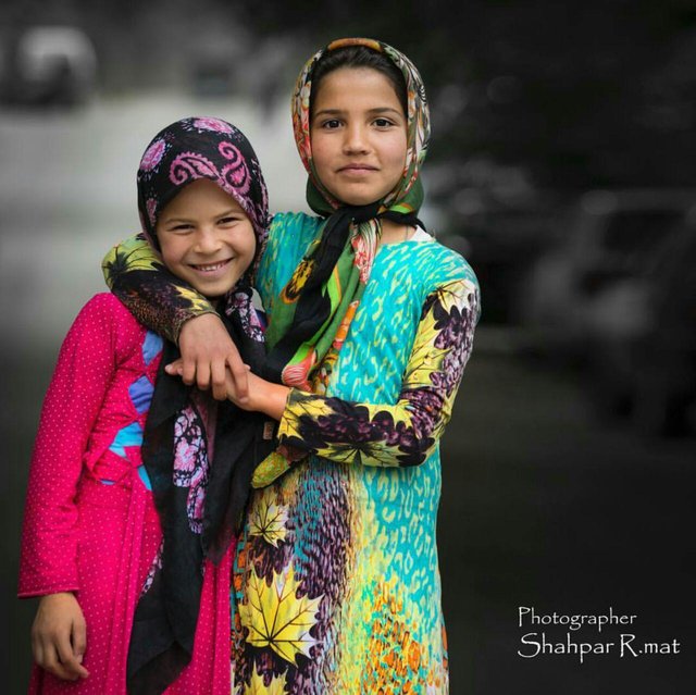 عکس‌های کودکانی در نقطه صفر مرزی ایران